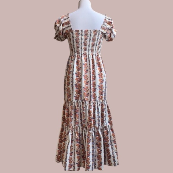 Anthropologie OPT Daphne Dress in Floral Vines Size S - Picture 2 of 6